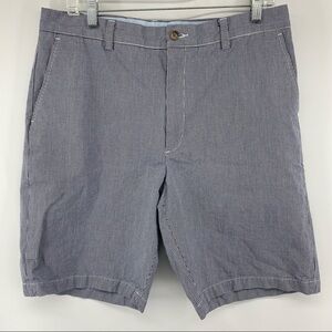 Bobby Jones Sz‎ 35 Navy Blue White Checkered Golf Shorts